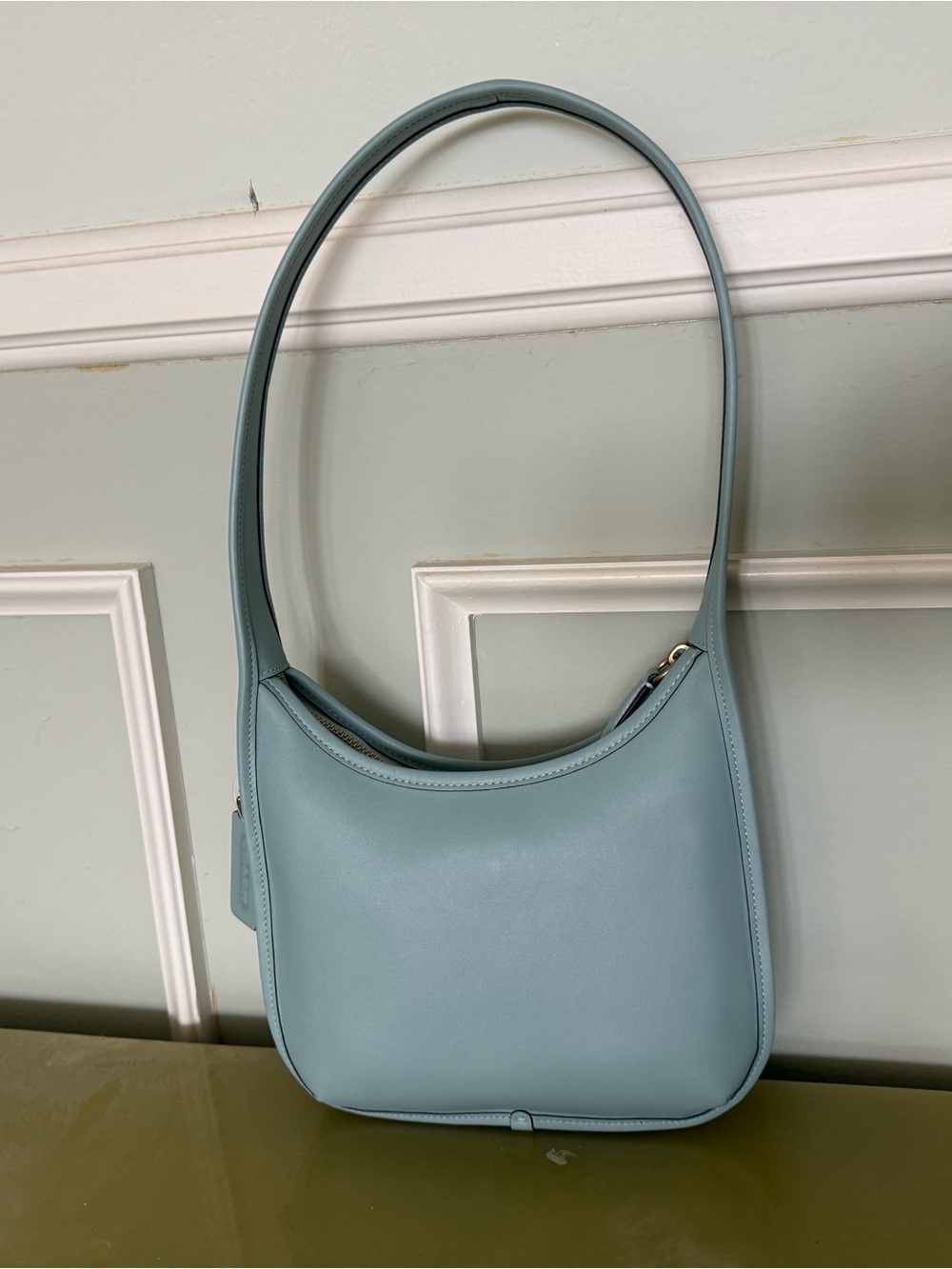 Coach Curve Zip Bag in Light Blue
